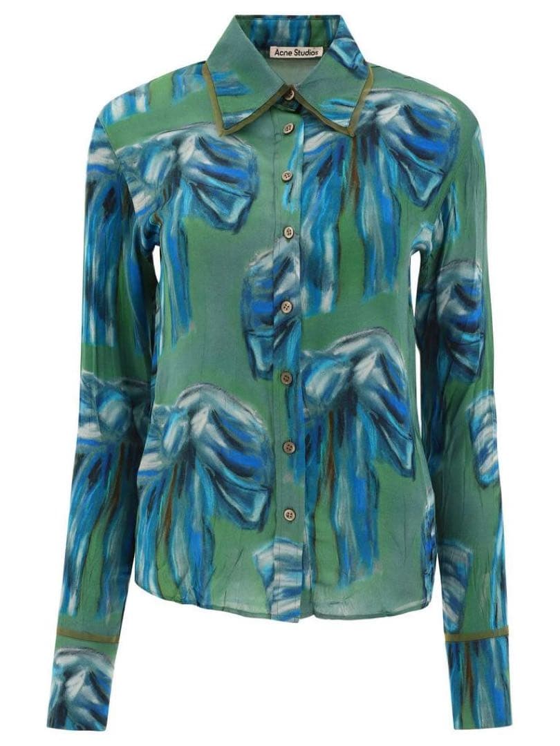 Acne Studios サテンシャツ　リボン