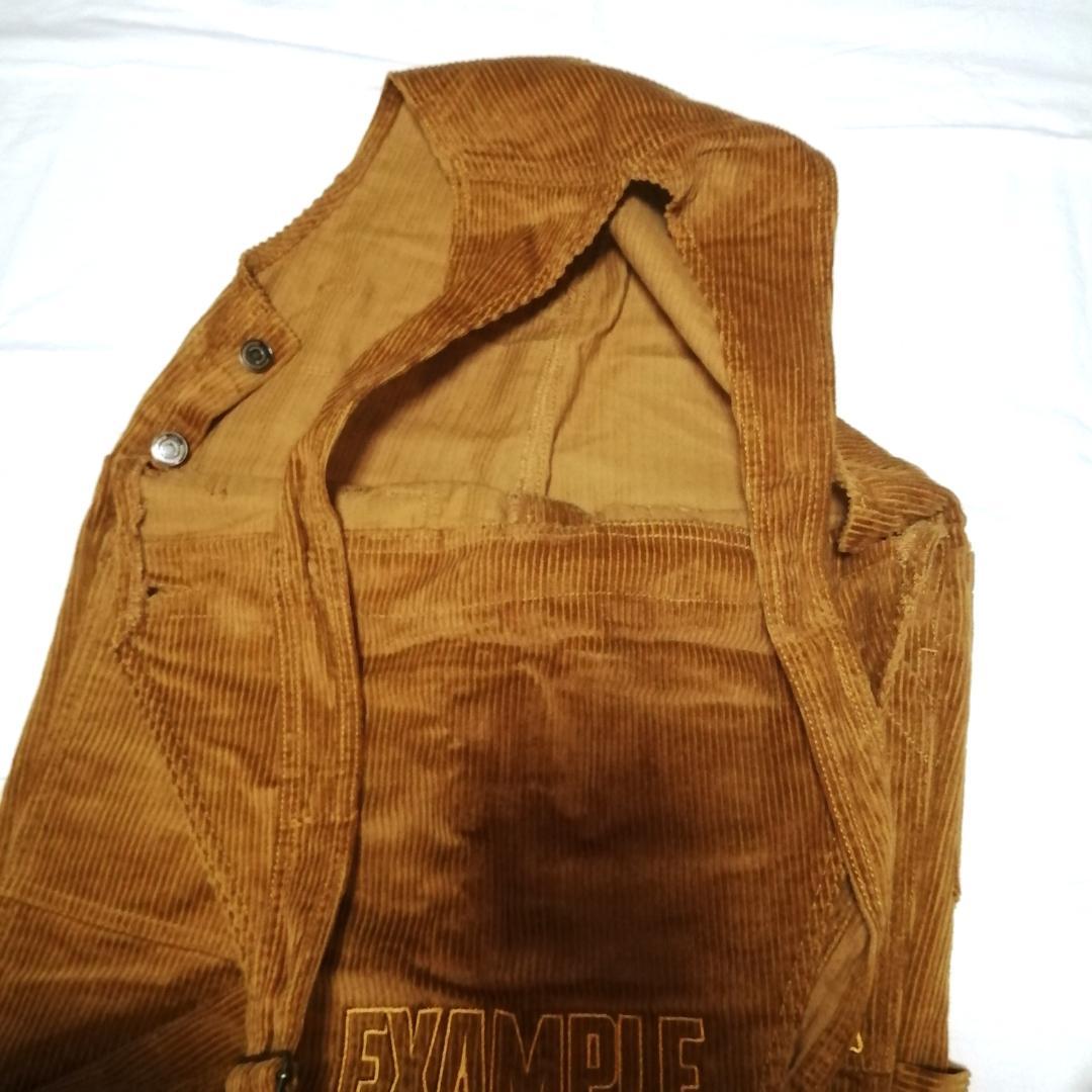 ●example コーデュロイ　オーバーオール　つなぎ