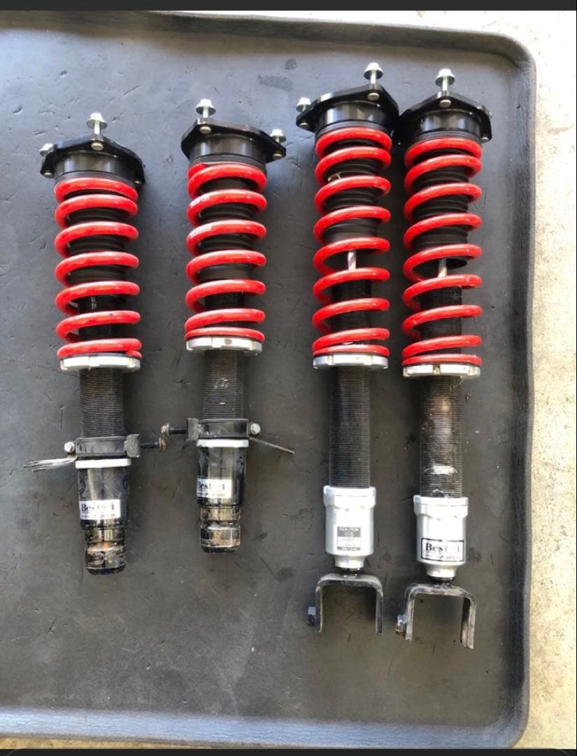 日産 フーガ KNY51 RSR 車高調　フロント美品 リヤ事故車　ジャンク