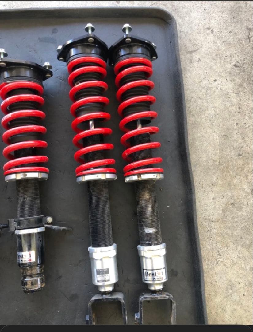 日産 フーガ KNY51 RSR 車高調　フロント美品 リヤ事故車　ジャンク