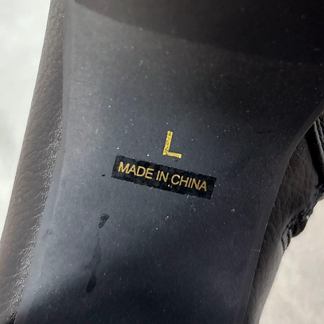 即購入OK❣️EVRIS 厚底 ショートブーツ レザー Lサイズ