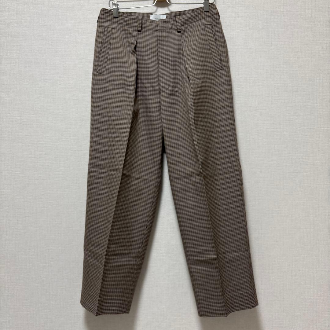 【極美品】定価3.5万 YOKE ヨーク 1TUCK WIDE TROUSERS