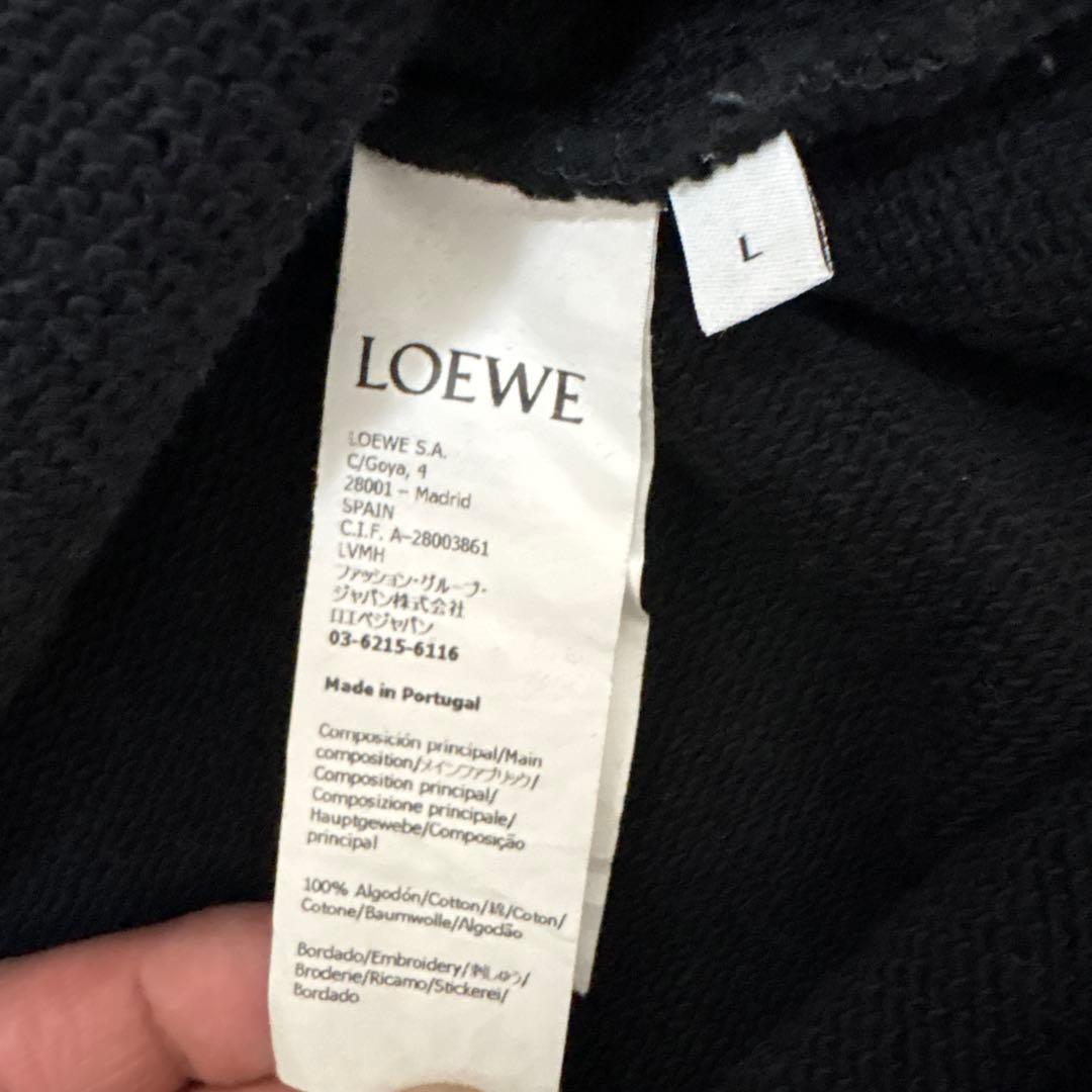 LOEWE ブラック スウェット トレーナー