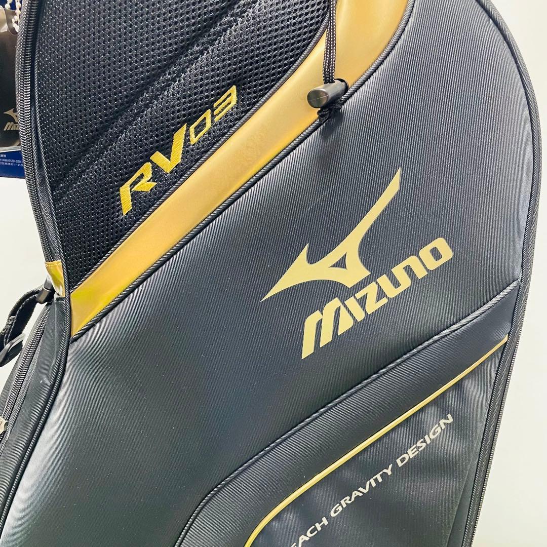 新品未使用 Mizuno ミズノ キャディバッグ ブラック ゴルフ