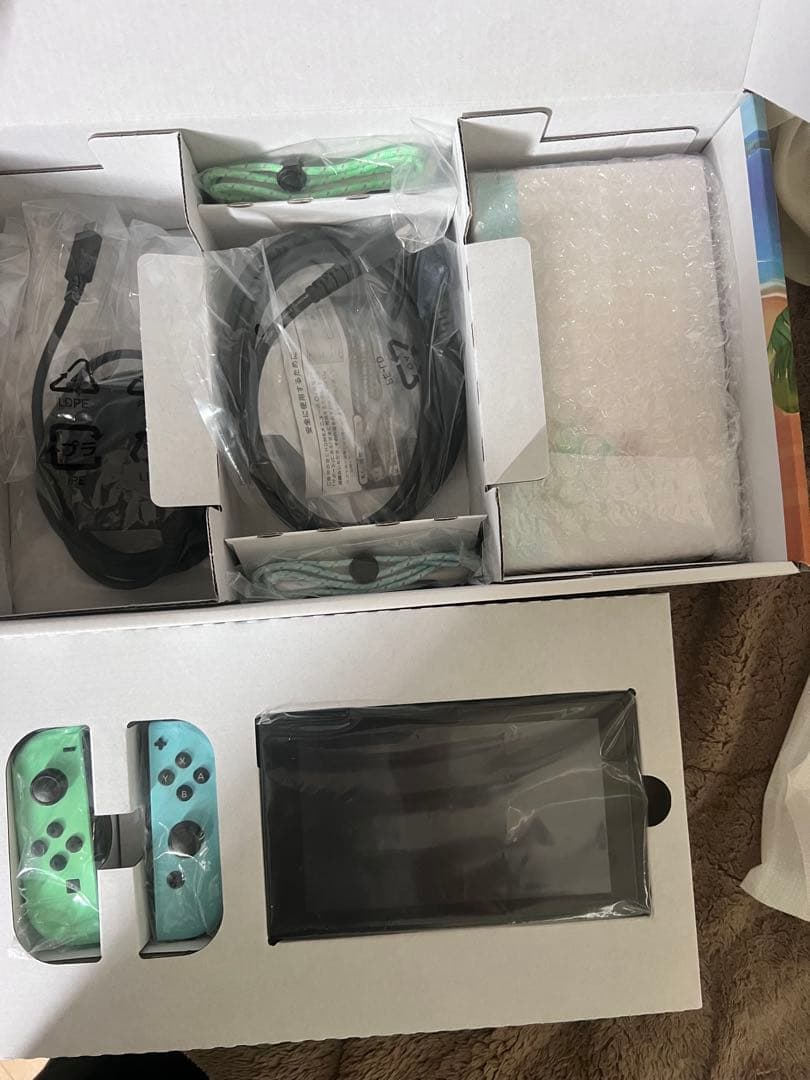 Nintendo Switch 本体 どうぶつの森セット ケースとジョイコン付き