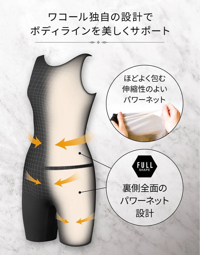 ワコールスイムウェア　セパレート水着 3分丈　SWS414 11L