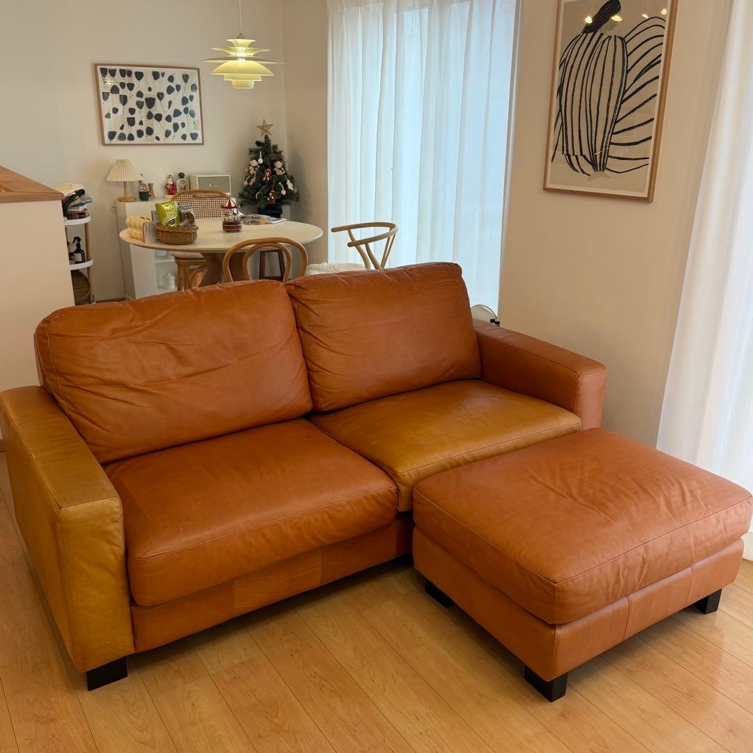 イタリア製オイルレザーGullam グラムソファ DOUBLEDAY ダブルデイ