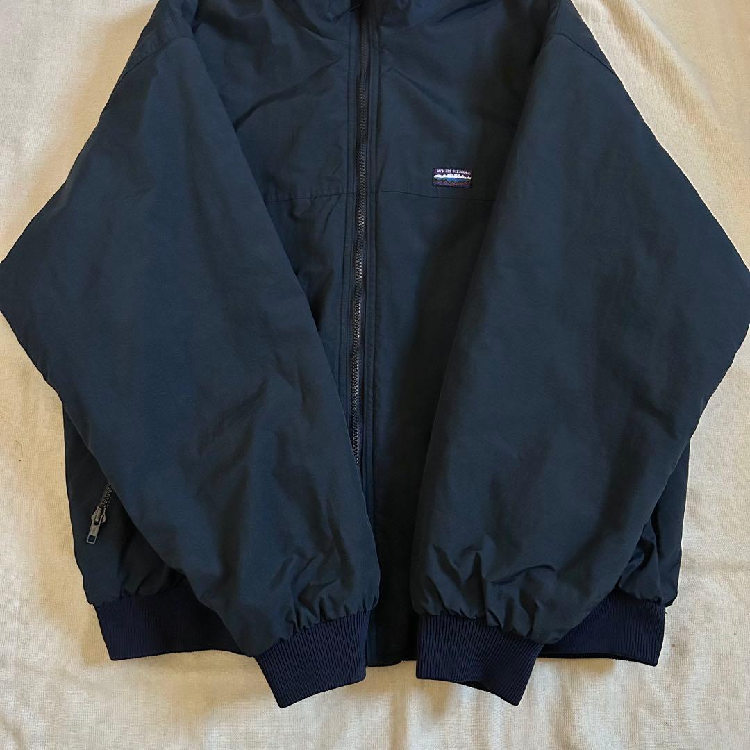 チ*☆様 90s WHITE SIERRA シェルドシンチラ ネイビー XLホワ