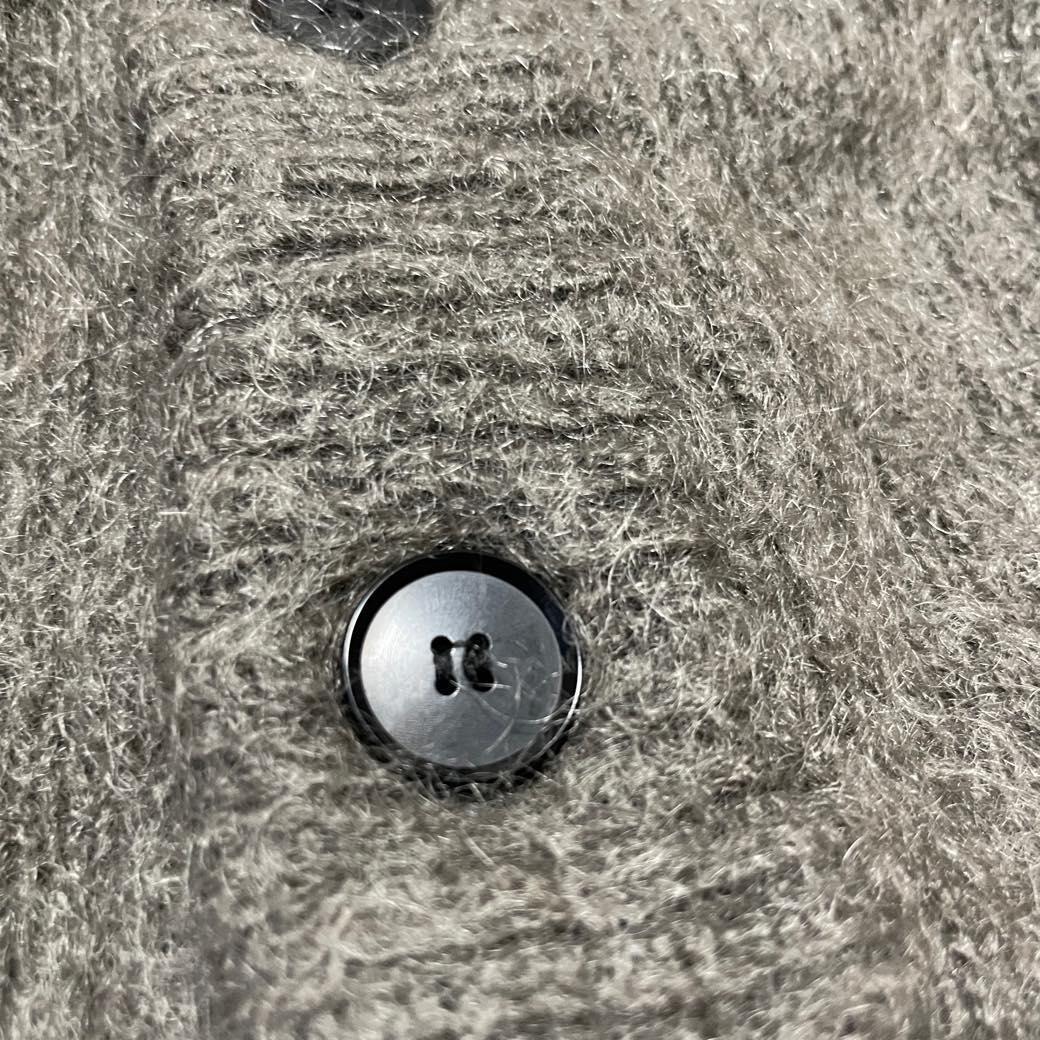 AURALEE スーパーキッドモヘアニット ロングカーディガン