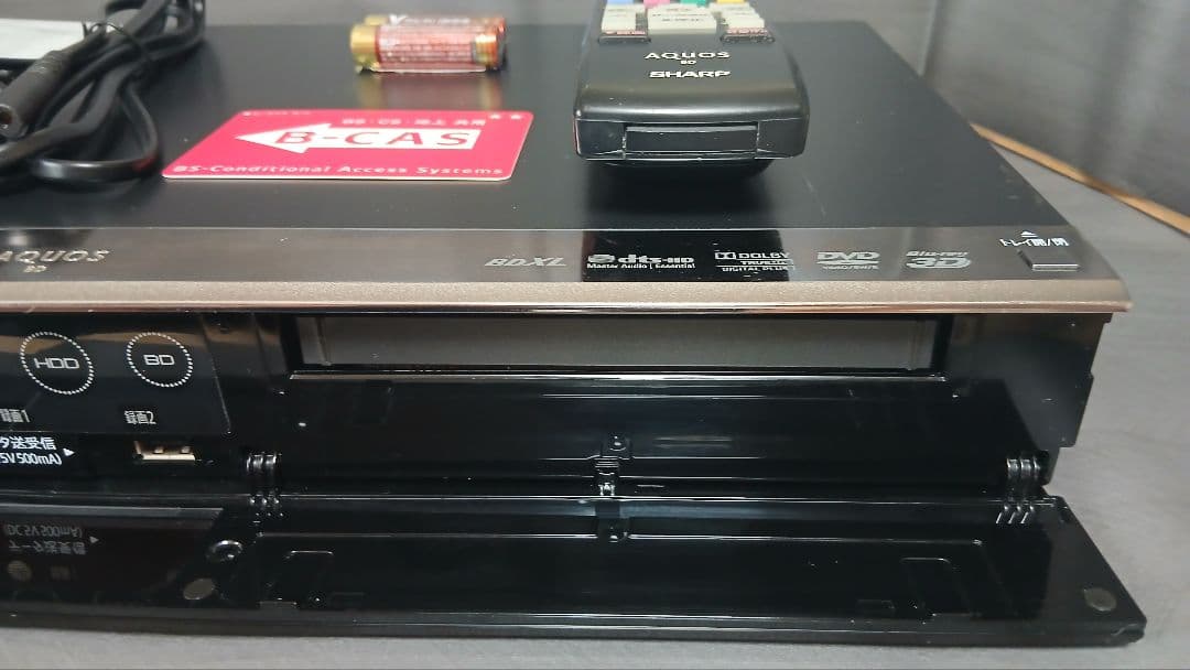 500GB シャープ AQUOS BDレコーダー☆BD-W560☆リモコン付 3