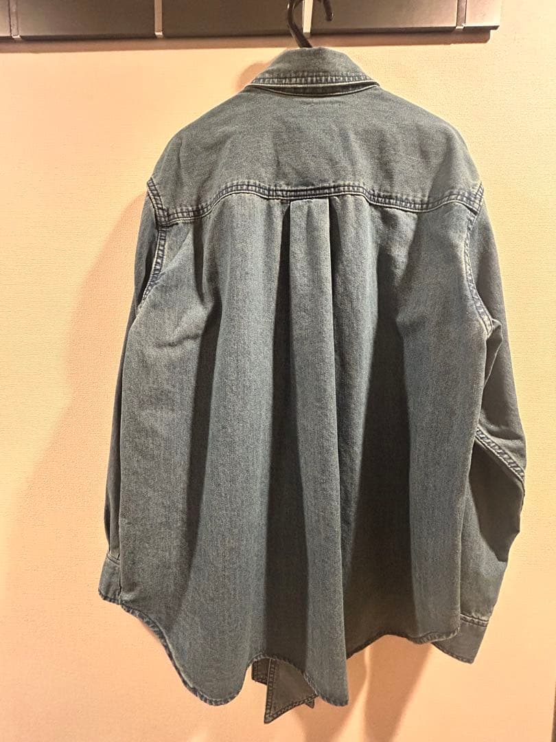 LOUNGEDRESS ラウンジドレス デニムボウタイブラウス