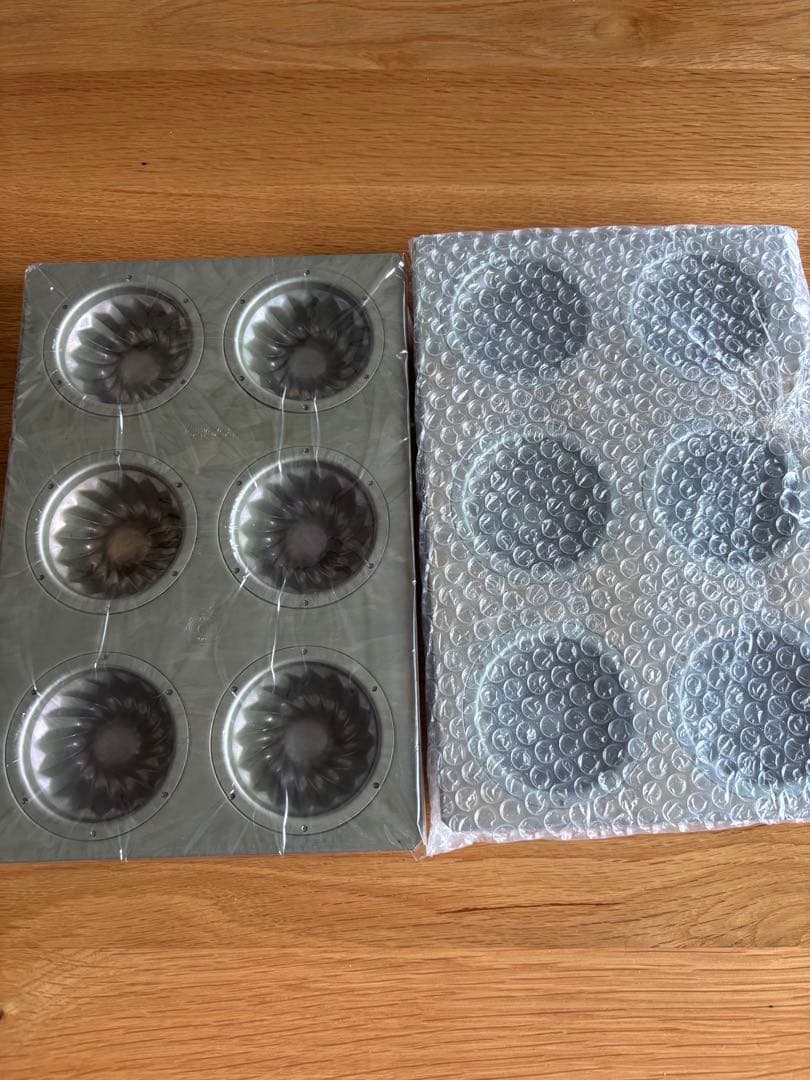 専用 未使用　おまとめハート型TOMIZ ミニクグロフ型 6個用各一枚2枚セット