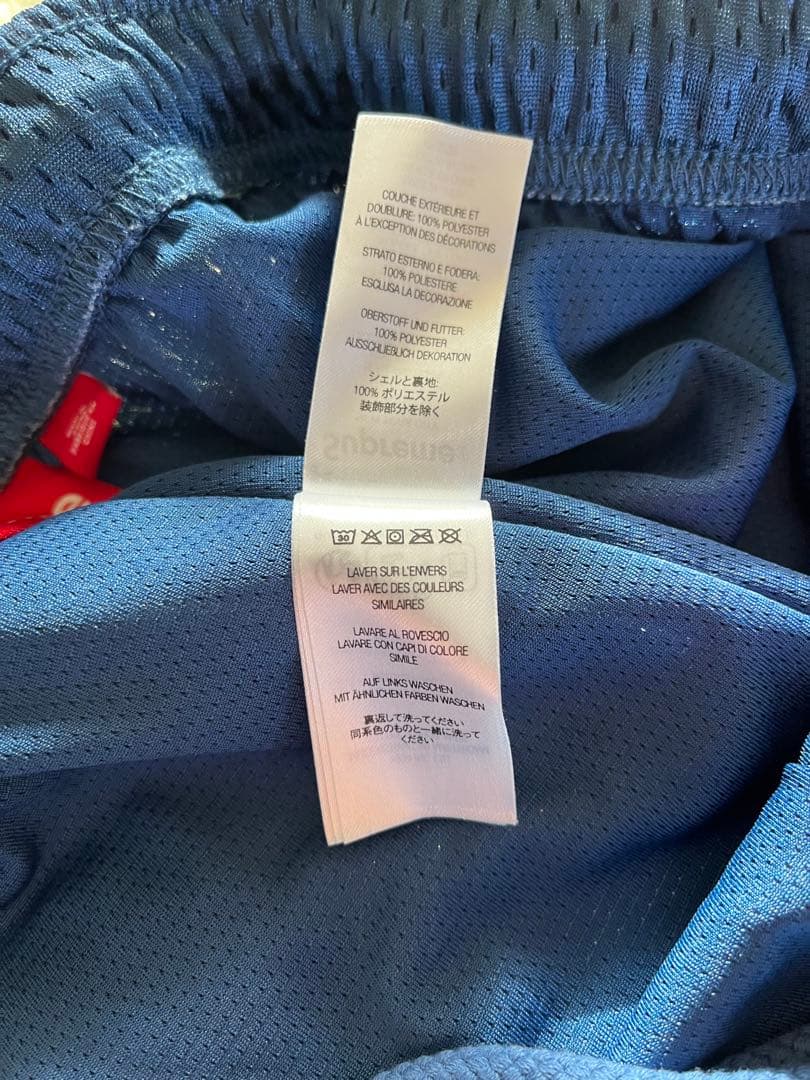 Supreme 24sネイビー ロゴショート　パンツ