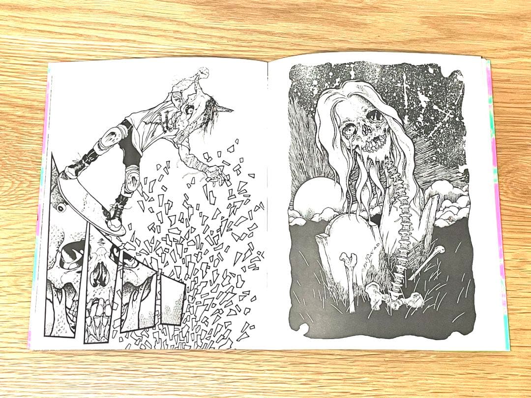 PUSHEADパスヘッドSKELETAL画集 作品集 直筆サイン入り限定997部