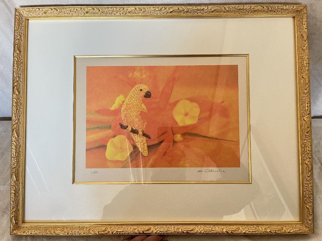 リトグラフ【ヨシ・ワタナベ】(渡辺芳夫) ヴァンクリーフ アペルの夏 4/100