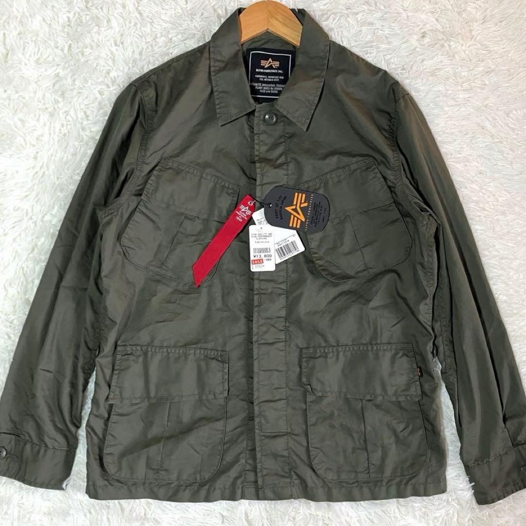 新品タグ付き‼︎ ALPHA M-65 ミリタリージャケット ギミック Mサイズ