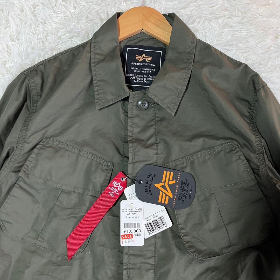 新品タグ付き‼︎ ALPHA M-65 ミリタリージャケット ギミック Mサイズ