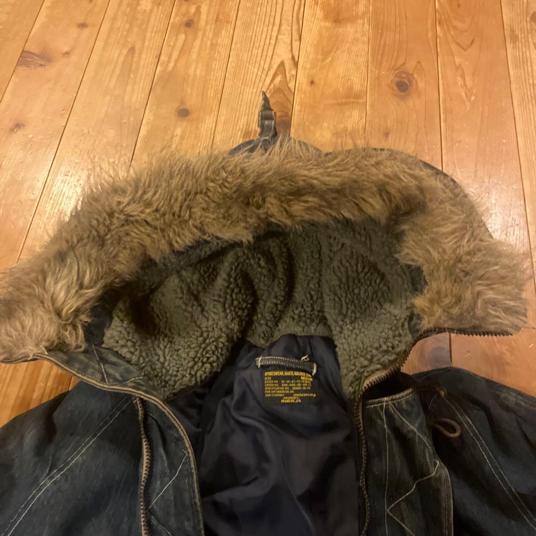 BEAMS別注 デニムN-3B バズリクソンズコラボ　M