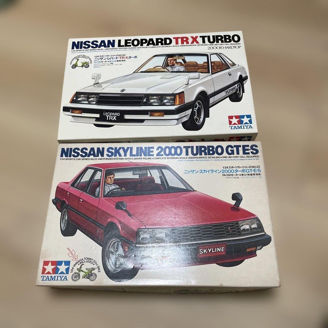 TAMIYA 日産レパードTRXターボ & スカイライン2000ターボGTES