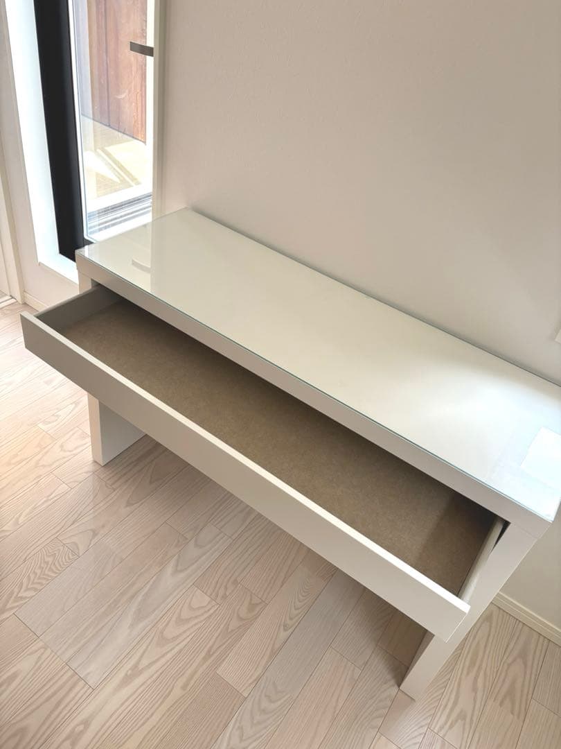 【美品】IKEA イケア マルム MALM ドレッサー 鏡台