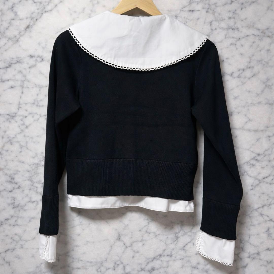Bibiy. PATTY PILGRIM TOP 黒　ブラック　black