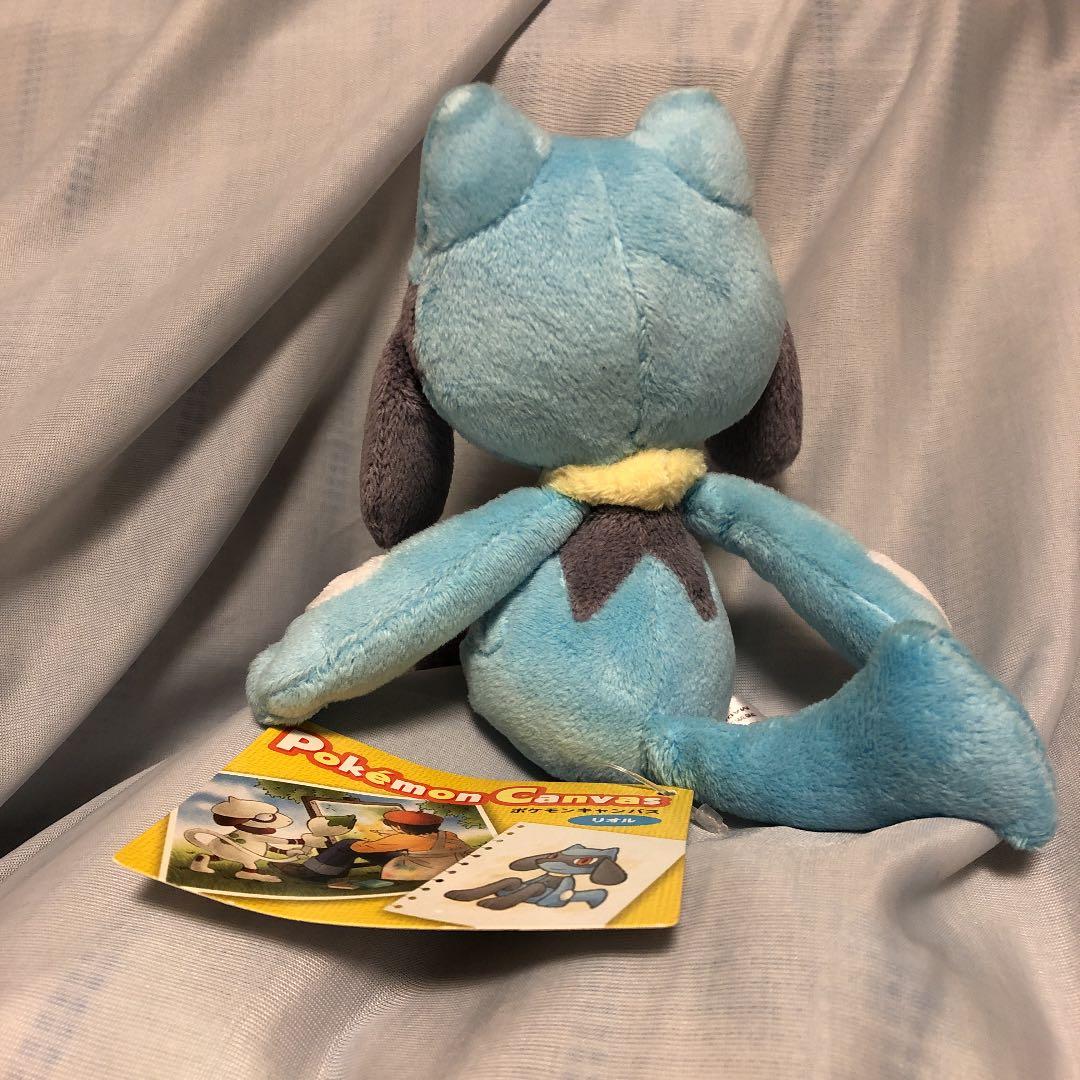 ポケモンセンター　キャンバスぬいぐるみ　リオル