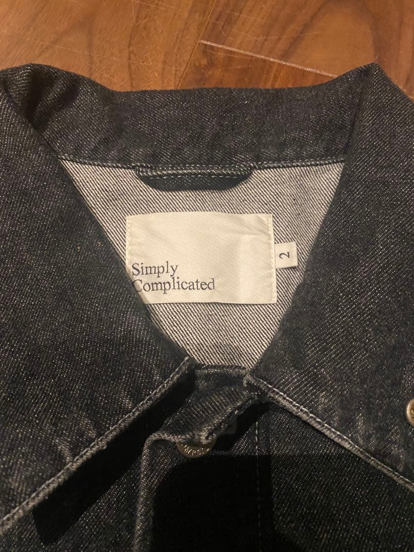 Simply Complicated BF DENIM JACKET サイズ2