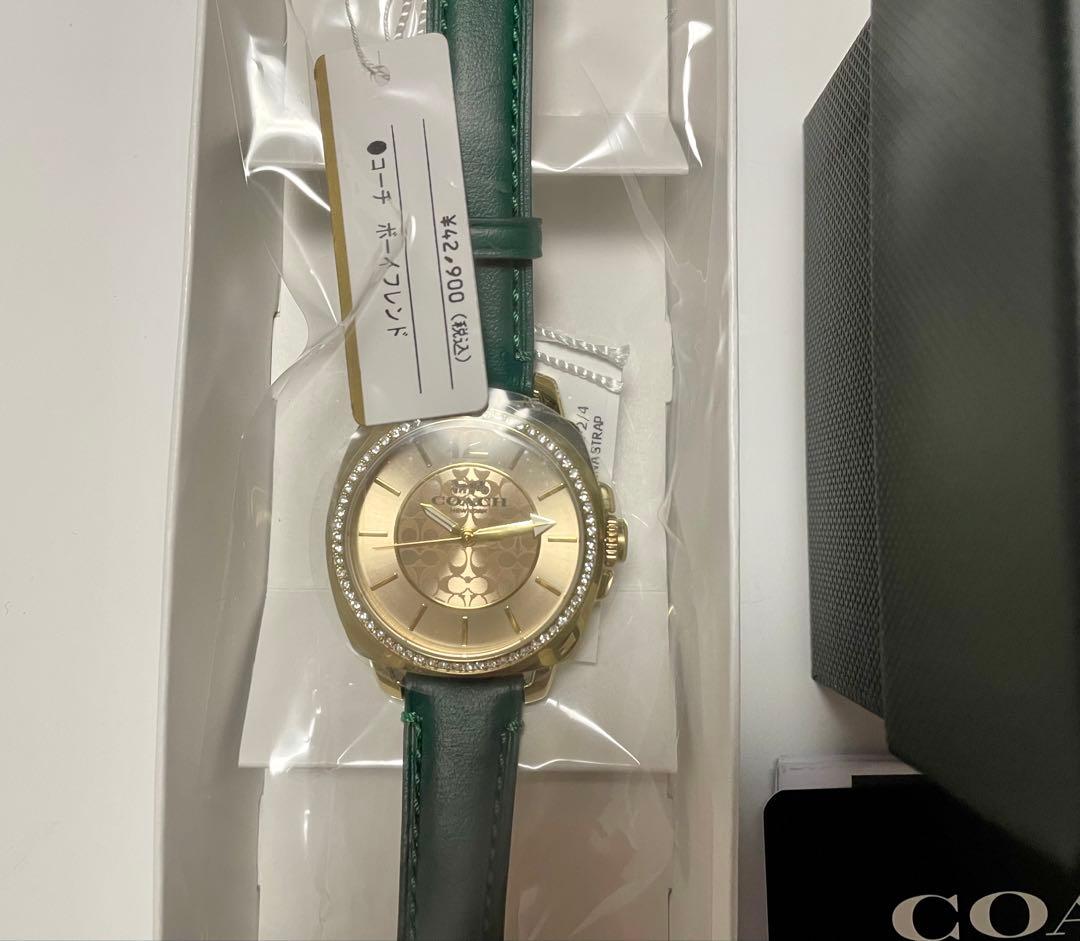 [新品]COACH 時計 ボーイフレンド 付属品一式おまけあり