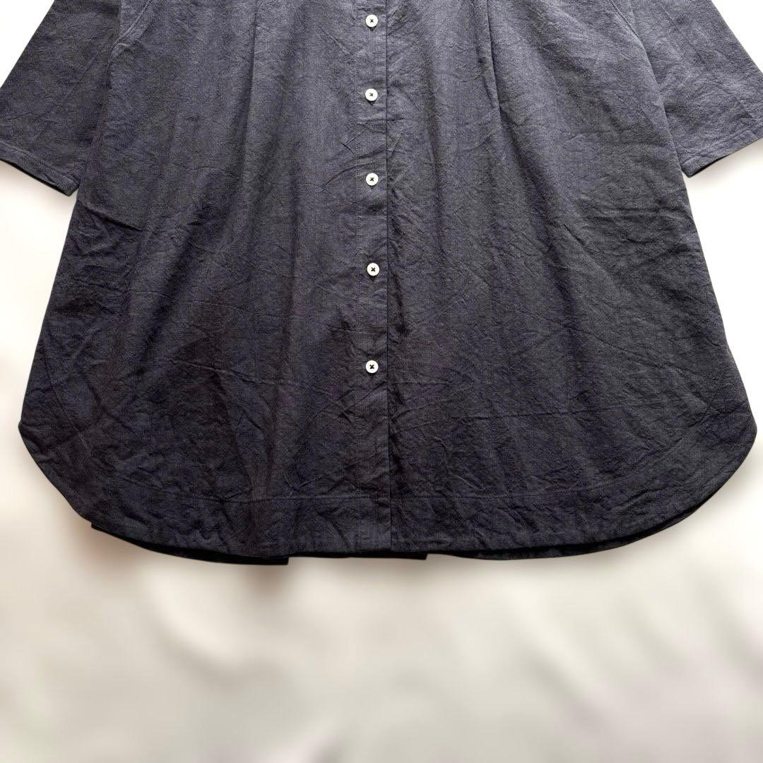 新品 コットンハウスアヤ ピックアップ 綿 麻 長袖 ワンピース ゆったり