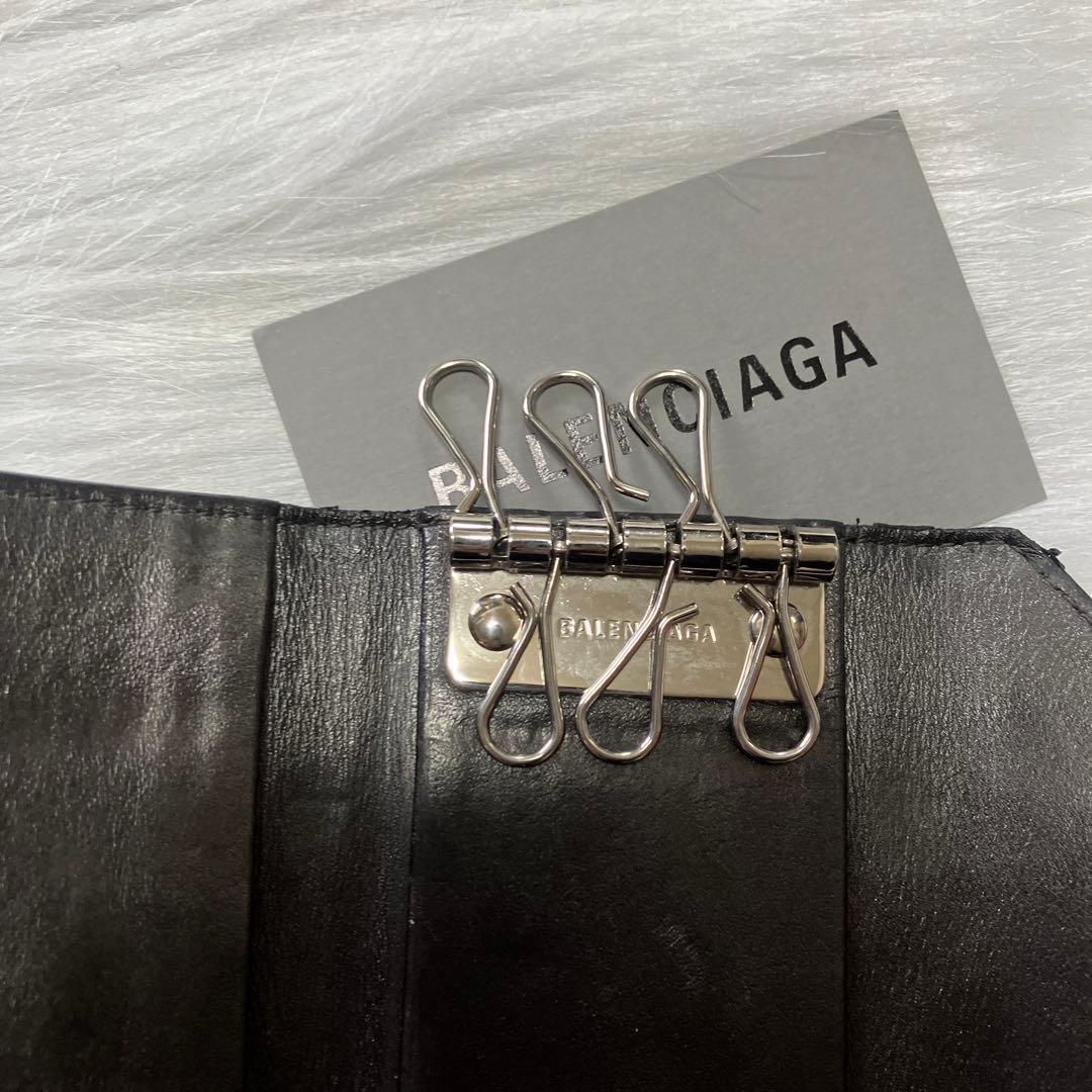 キーケース　バレンシアガ　キーリング　ストラップ　キーホルダー　財布