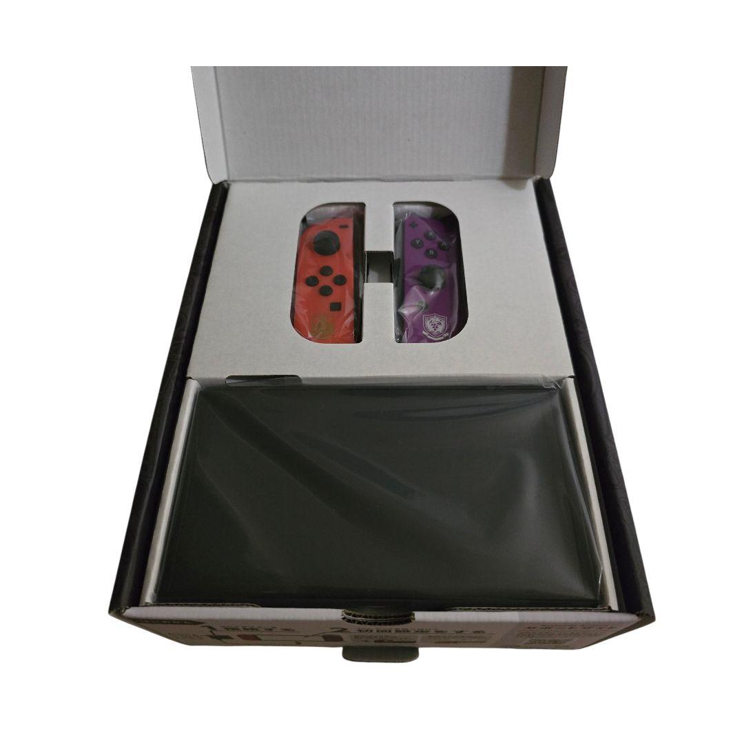 極美品 NintendoSwitch本体 有機ELモデル スカバイ スカーレット