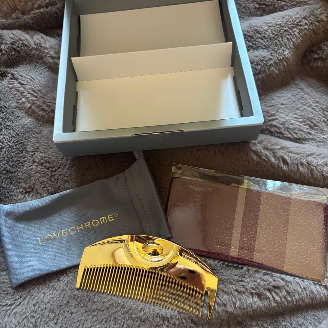LOVECHROME K24GPYゴールド コーム ケース付き