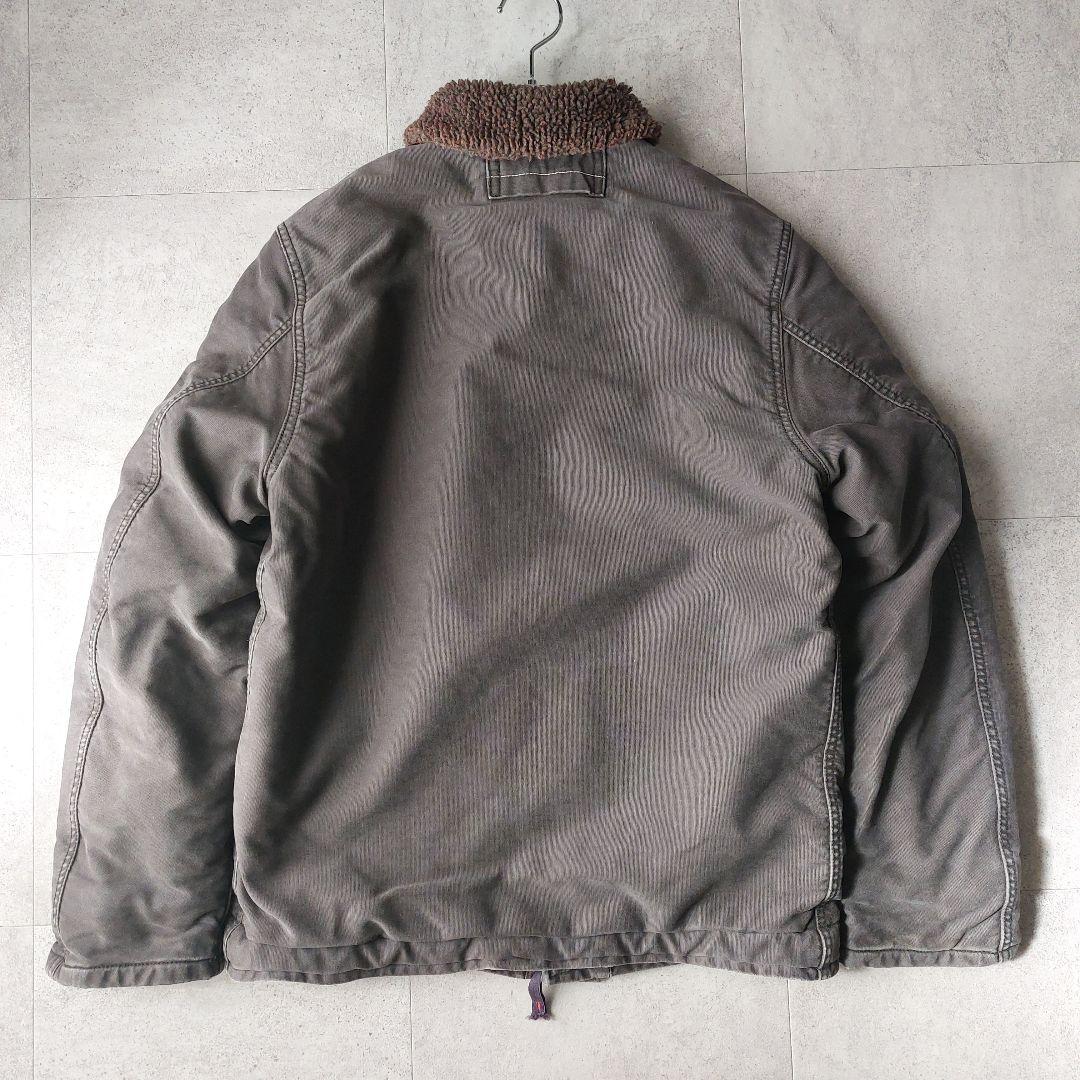 ブルーブルー BLUE BLUE N-1 デッキジャケット M チャコール