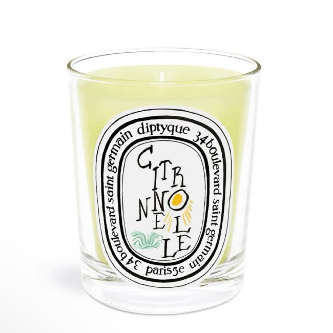 DIPTYQUE フレグランスキャンドル シトロネル 190g　[限定版]