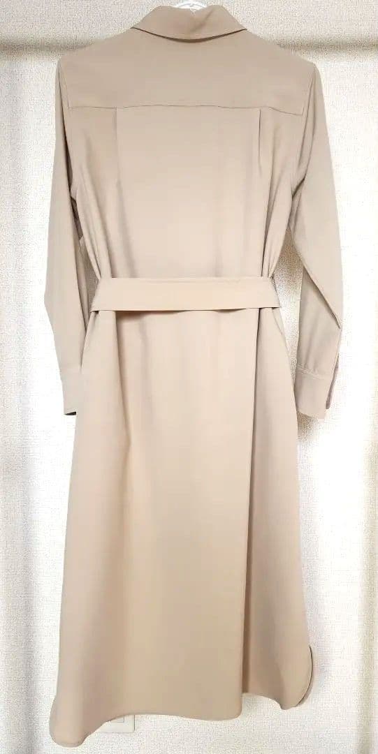 【新品】SOÉIU ソージュ ソフトオックスシャツ ワンピース ベージュ XS