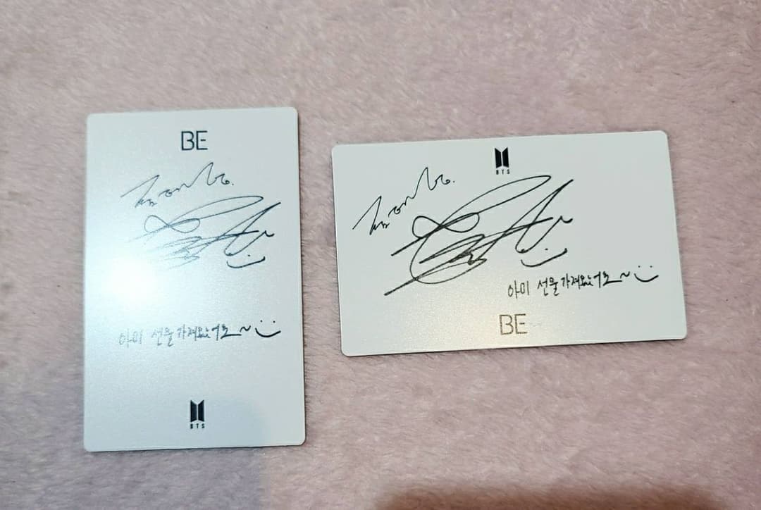 BTS   防弾少年団   BE   ラッキードロー    トレカ  V　テテ