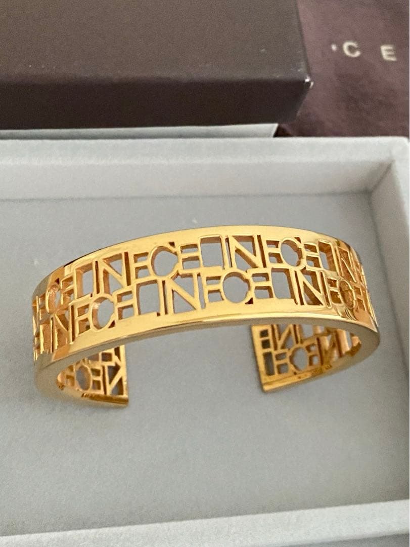 【希少】【正規品】セリーヌ CELINE バングル　ブレスレット　匿名配送