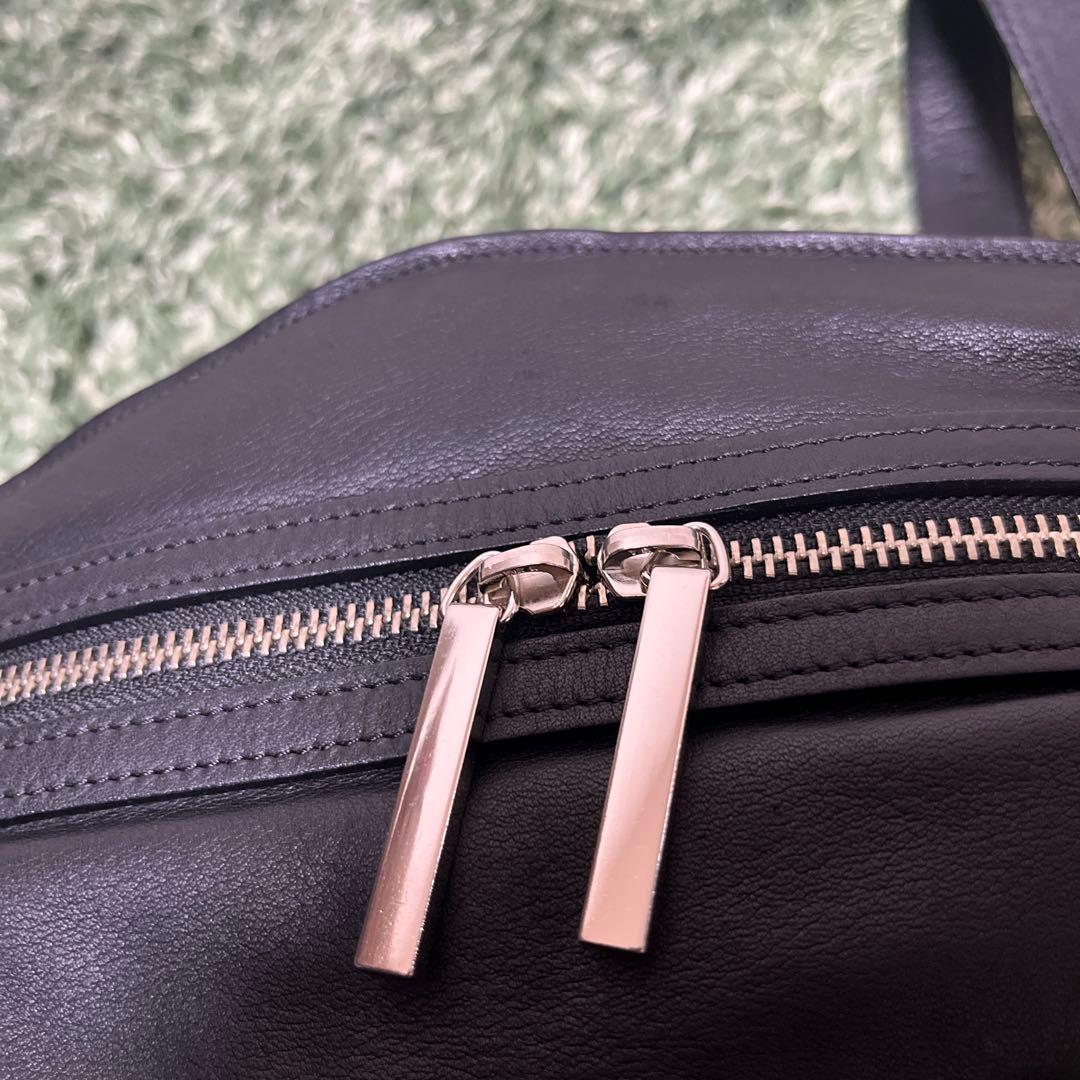 M.U.L. キャンディバッグ　レザー　ブラック　ソフトダメージオイルレザー