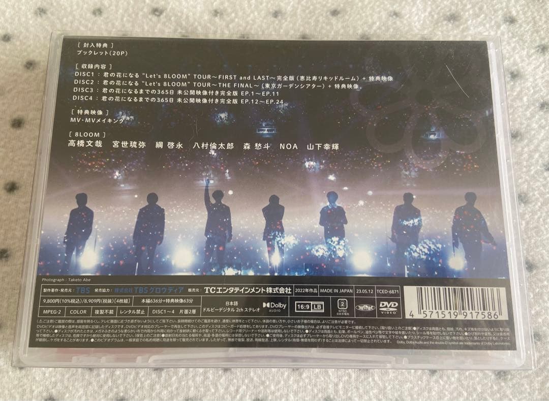 君の花になるLet's 8LOOM LIVE TOUR～DVD アクリルプレート