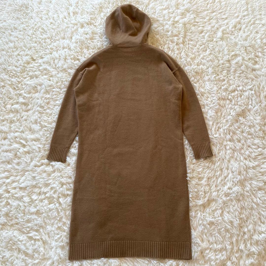 マックスマーラ　白タグ　カシミヤ　ウール　ロングワンピース　ニット　パーカー
