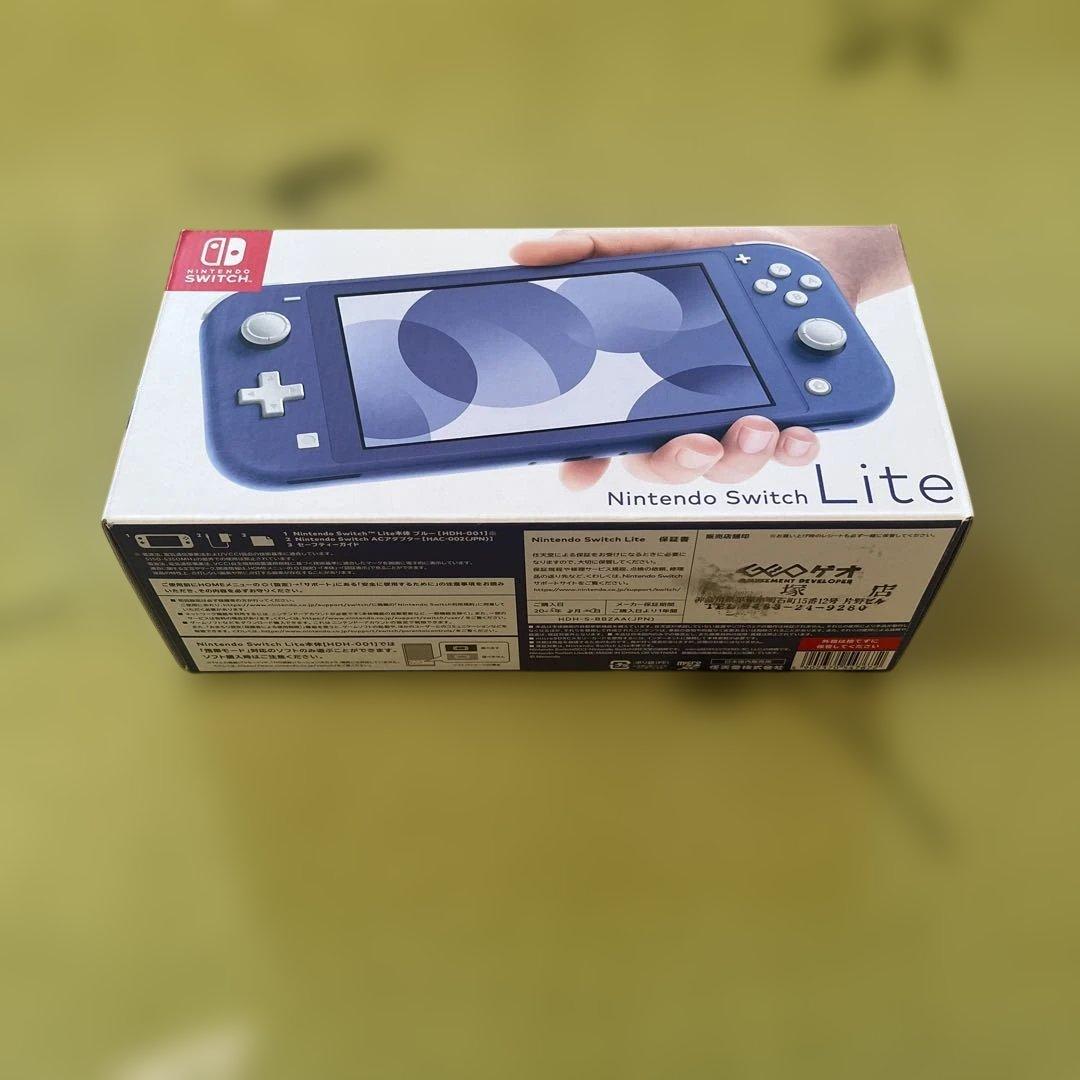 Nintendo Switch lite 本体　箱付き+ポケモンスカーレット