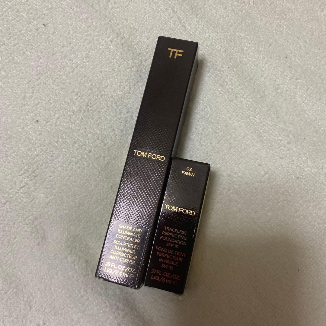 シェイドアンドイルミネイトコンシーラー＆トレースレスパーフェクティングファンデ