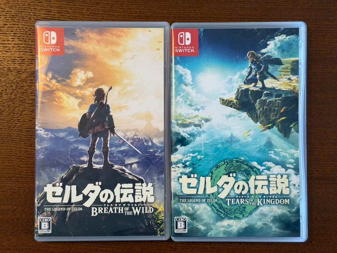 ゼルダの伝説　ブレワイ&ティアキン セット販売【中古】