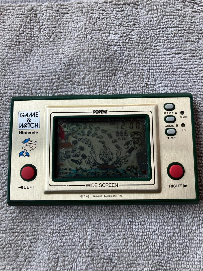 ゲームウォッチ　ポパイ＆オクトパス　ジャンク