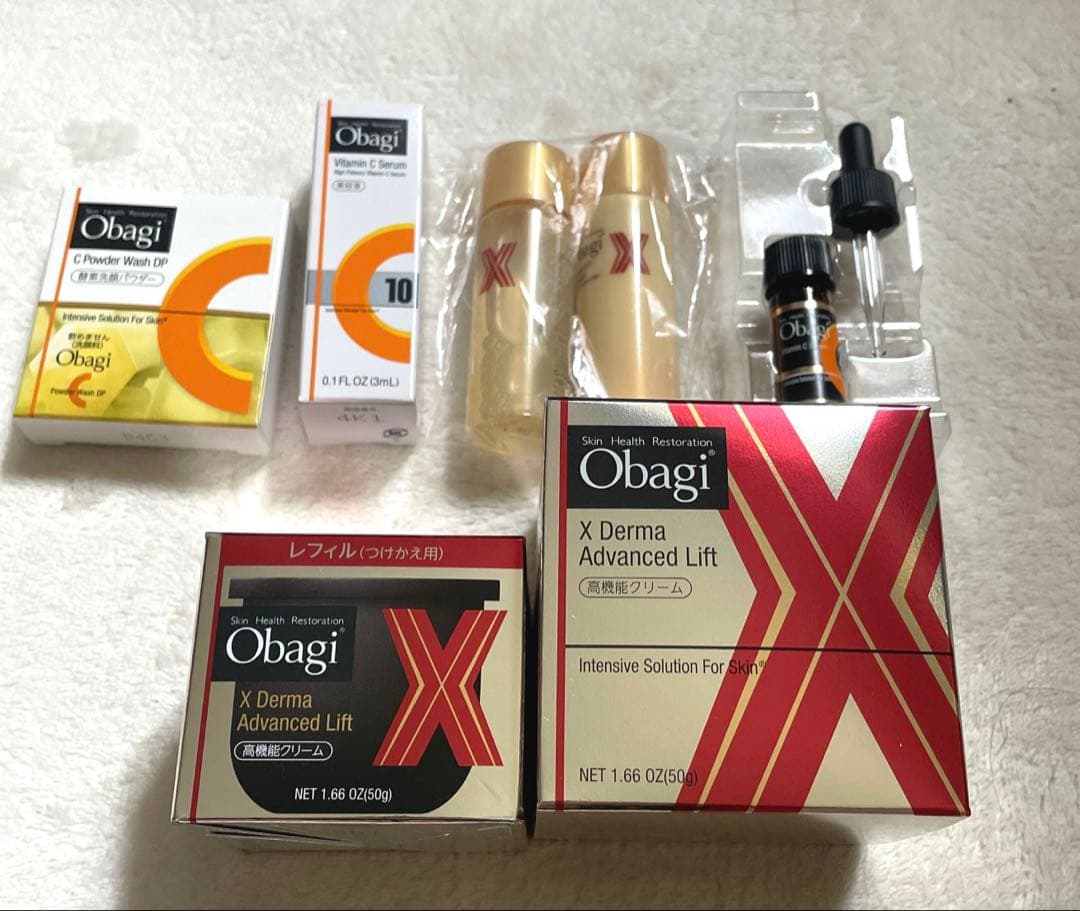 オバジ X ダーマアドバンスドリフト本体&付け替えオバジc25 c10酵素洗顔