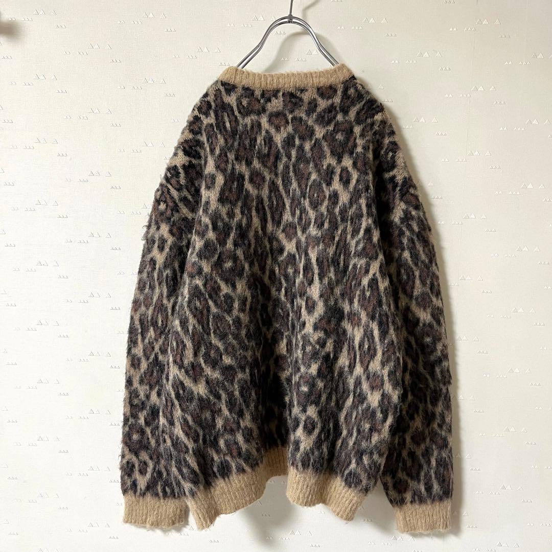 フリークスストア レオパード シャギー ニット セーター モヘア 豹柄