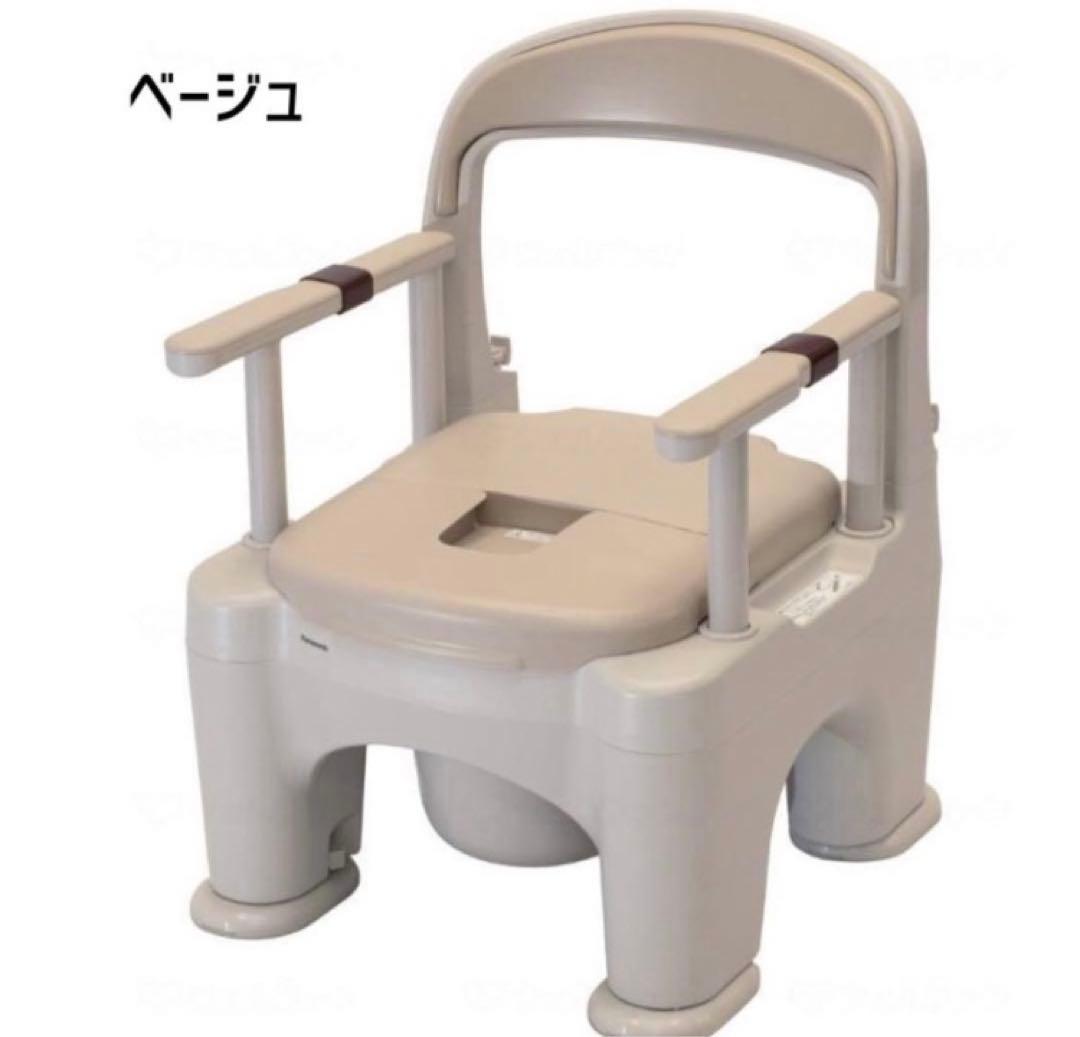 パナソニックポータブルトイレ 座楽　PN-L30200 ベージュ