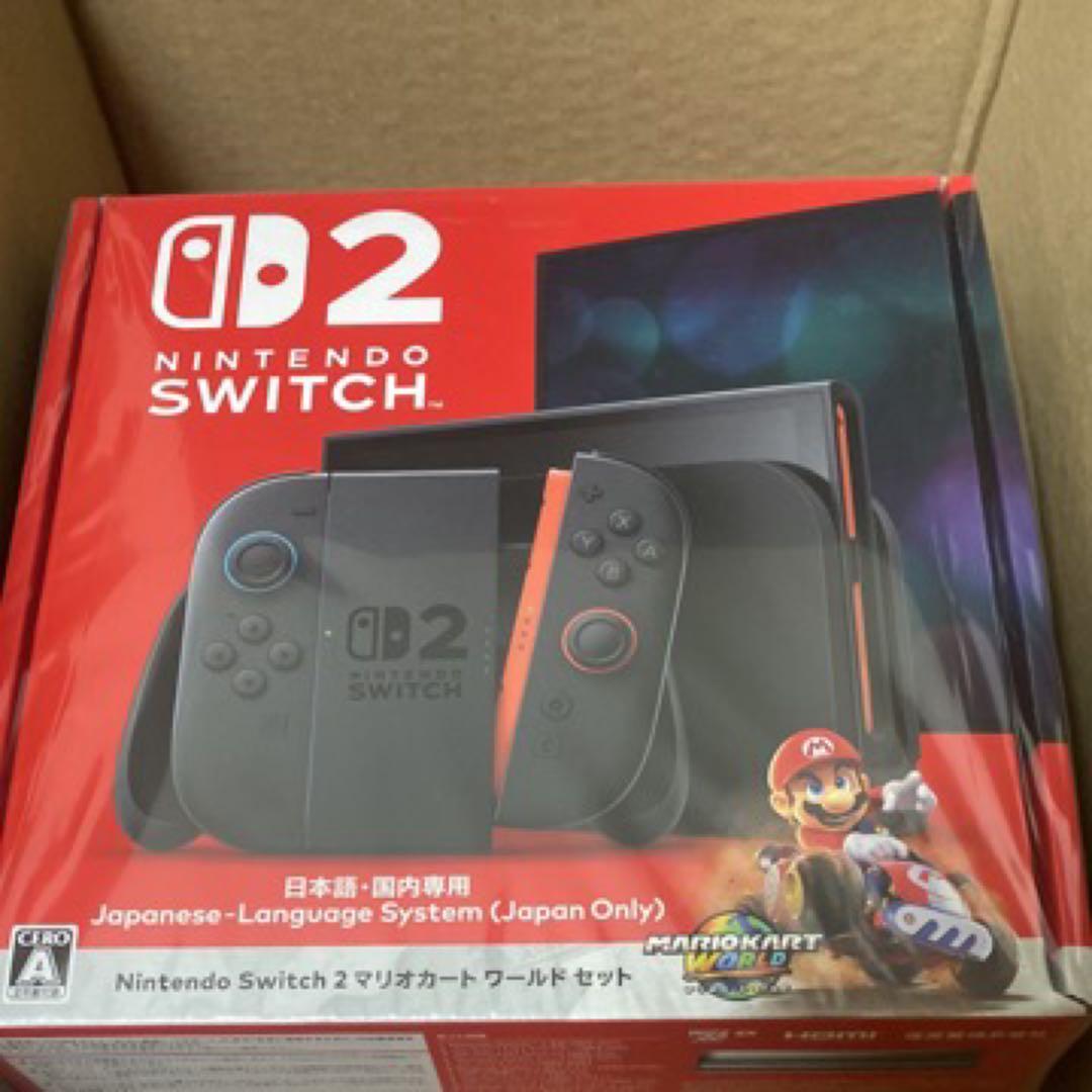 Nintendo Switch 2本体＋マリオカートワールドセット 延長保証書