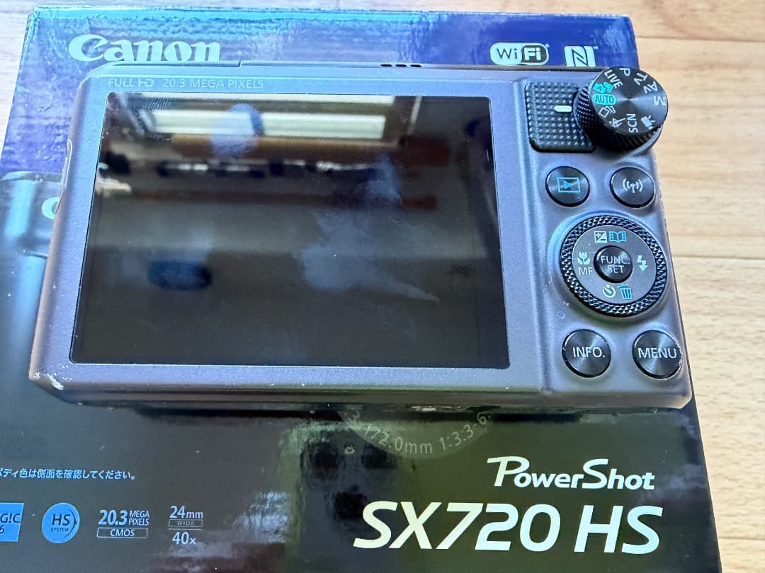 キャノン Canon PowerShot SX720 HS ブラック 稼働品