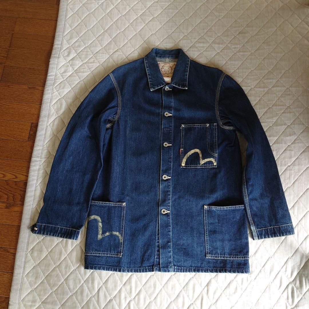 EVISUデニムブルー ロングジャケット サイズ40